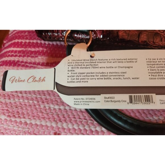Primeware Inc Insulated Wine Clutch NWT - Picture 3 of 7